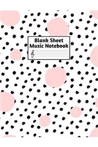 Blank Sheet Music Notebook