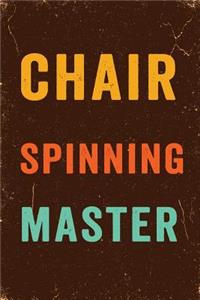Chair Spinning Master Notebook Vintage