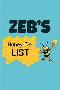 Zeb's Honey Do List