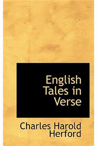 English Tales in Verse
