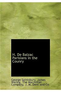 H. de Balzac Parisians in the Counry