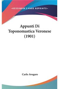 Appunti Di Toponomastica Veronese (1901)