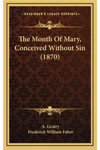 The Month of Mary, Conceived Without Sin (1870)