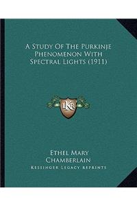 Study of the Purkinje Phenomenon with Spectral Lights (1911)