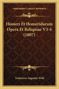Homeri Et Homeridarum Opera Et Reliquiae V3-4 (1807)