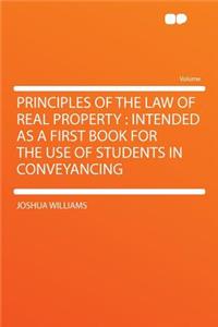 Principles of the Law of Real Property