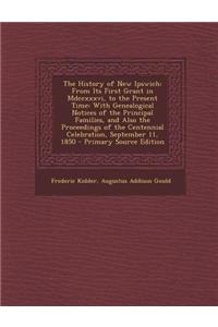 The History of New Ipswich