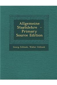 Allgemeine Staatslehre