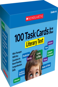 100 Task Cards in a Box: Literary Text