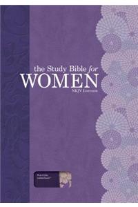 Study Bible for Women-NKJV: New King James Version, Plum / Lilac, Leathertouch,