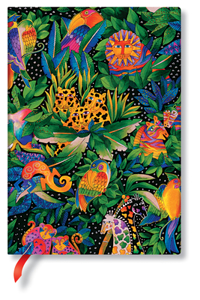 Jungle Song Midi Lined Softcover Flexi Journal