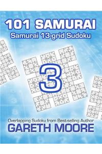 Samurai 13-grid Sudoku 3: 101 Samurai