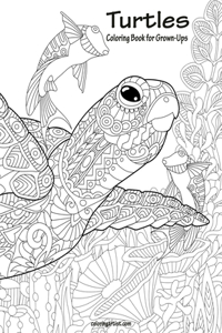 Turtles Coloring Book for Grown-Ups 1
