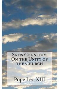 Satis Cognitum On the Unity of the Church