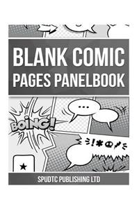 Blank Comic Pages Panelbook