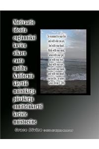 Motivaatio ideoita englanniksi kuvien alkaen ranta malibu Kalifornia käyttää muistikirja päiväkirja onnittelukortti koriste muistoesine