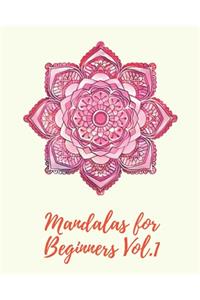 Mandalas for Beginner Vol.1