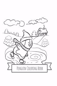 Penguins Coloring Book