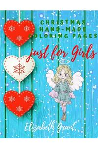 Christmas Hand-Made Coloring Pages just for Girls