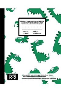 Primary Composition Notebook Handwriting Practice Paper