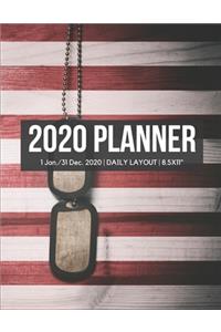 2020 USA Daily Planner