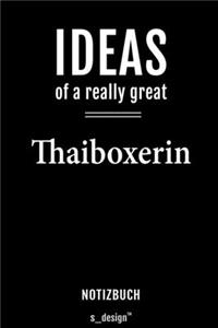 Notizbuch für Thaiboxer / Thaiboxerin