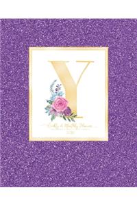 Weekly & Monthly Planner 2020 Y