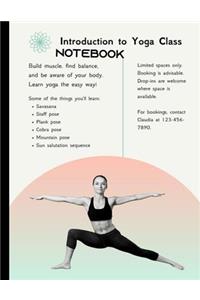 introduction to yoga class notebook