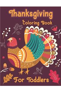Thanksgiving Coloring Book for Toddlers