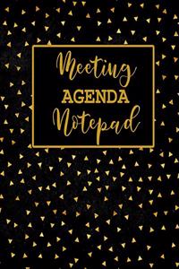 Meeting Agenda Notepad