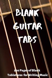 Blank Guitar Tabs