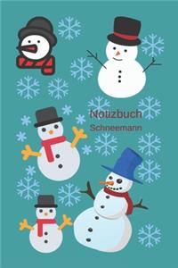 Notizbuch Schneemann