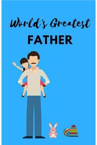 Goddess Book Press - World's Greatest Father Journal Book - Writing Notebook