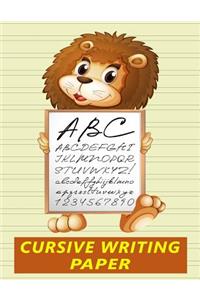 Cursive Writing Paper