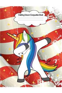 Dabbing Unicorn Composition Book