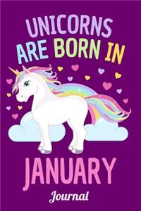 Unicorns Are Born in January Journal