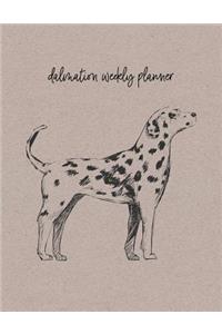 Dalmation Weekly Planner