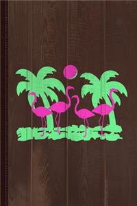 Pink Flamingos Journal Notebook