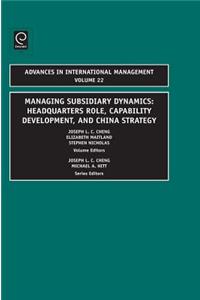 Managing Subsidiary Dynamics