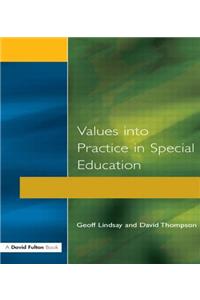 Values into Practice in Special Education