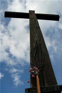 Wooden Cross in a Field Journal