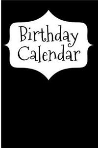Birthday Calendar
