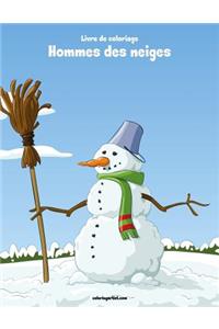 Livre de coloriage Hommes des neiges 1