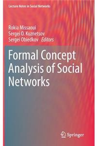 Formal Concept Analysis of Social Networks