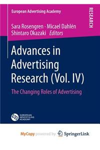 Advances in Advertising Research (Vol. IV)