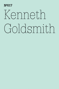 Kenneth Goldsmith: Letter to Bettina Funcke