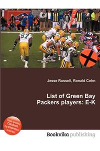 List of Green Bay Packers Players