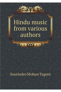 Hindu Music from Various Authors