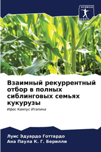 Взаимный рекуррентный отбор в полных сибл