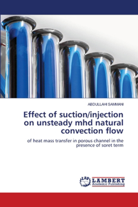Effect of suction/injection on unsteady mhd natural convection flow